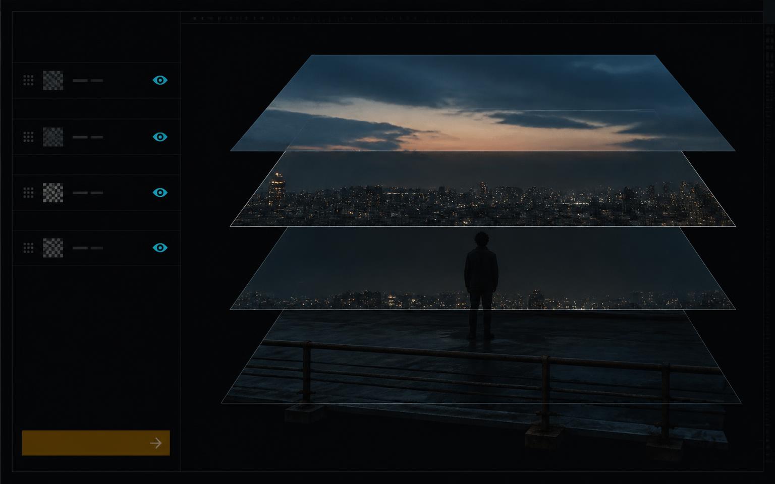Take a frame apart, change one thing, get a real Photoshop file back.
