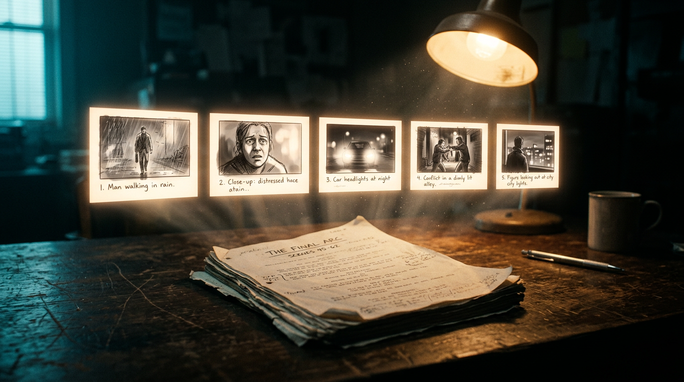 A screenplay can now become a production structure